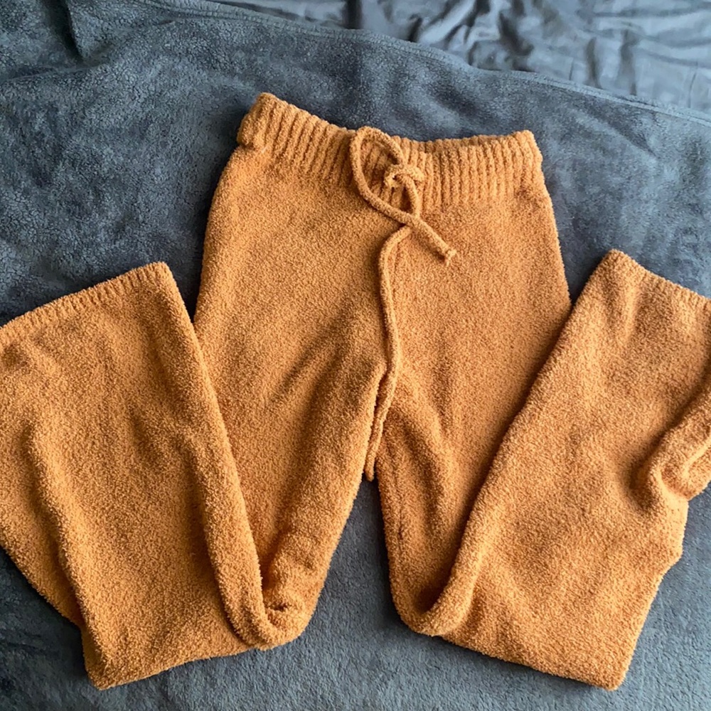 Fuzzy Flared Pants